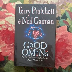 1990 UK 1st Book Club Edition Good Omens, Hardcover, Terry Pratchett